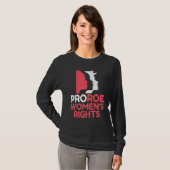 Roe V Wade Pro Choice中絶権フェミニンを守る Tシャツ (正面フル)