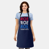 Roe Your Vote I エプロン (着用した状態)