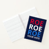 Roe Your Vote I ノートブック (内部)
