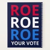 Roe Your Vote I プランナー手帳 (裏面)