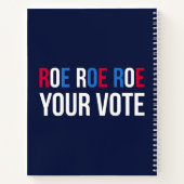 Roe Your Vote II ノートブック (裏面)