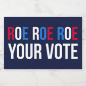 Roe Your Vote II フードラベル (シングルラベル)