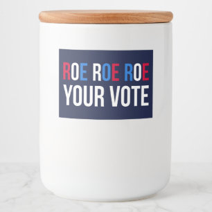 Roe Your Vote II フードラベル