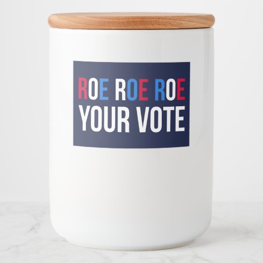 Roe Your Vote II フードラベル (正面)