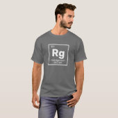 Roentgenium /周期表 – RgエレメントTシャツ Tシャツ (正面フル)
