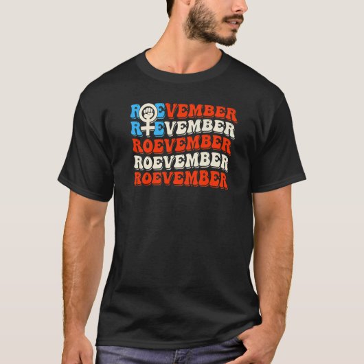 ROEVEMBERアメリカ国旗の記憶2022年11月8日 Tシャツ (正面)