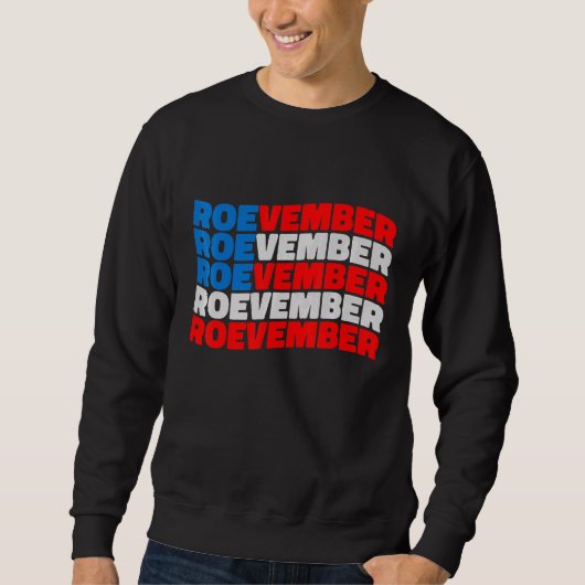ROEVEMBERアメリカ国旗を思い出す11月8日2022 4 スウェットシャツ (正面)