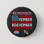 ROEVEMBERボタン 缶バッジ (正面)