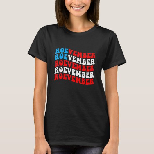 ROEVEMBER American Flag Remember November 8 2022 Tシャツ (正面)