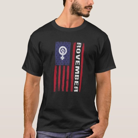 Roevember American Flag Tシャツ (正面)