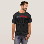Roevember Pro Choiceマイ体マイチョイスウィメンズリグ Tシャツ (正面フル)
