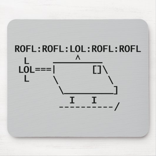 ROFLcopter マウスパッド (正面)