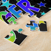 「ROGER」名、おもしろい「ハッピーバースデー」 ジグソーパズル (側面)