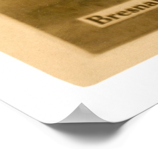 Roger Bresnahan Cubs Baseball 1914 ポスター (角)