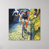Roger de Vlaeminck Tour of Flanders Koppenberg  キャンバスプリント (正面)