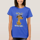 Roger, le chien adopté.  tシャツ (正面)