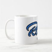 Roger Vorname Name blue Tasse Kaffeetasse コーヒーマグカップ (左)
