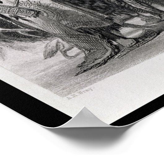 Roger Williams sheltered by the Narragansetts ポスター (角)