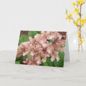 Rogersiaの花のブランクNotecard カード (黄色い花)