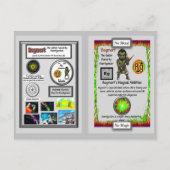 Rogmort Presents Roentgenium Trading Card ポストカード (裏面)
