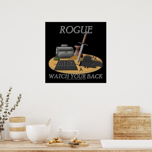 Rogue：背中を見る ポスター (キッチン)