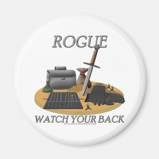Rogue:背中を見る マグネット (正面)