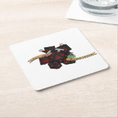 Rogue Dice Design スクエアペーパーコースター (アングル)