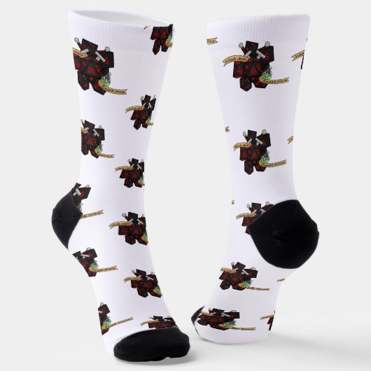 Rogue Dice Design ソックス (傾斜あり)