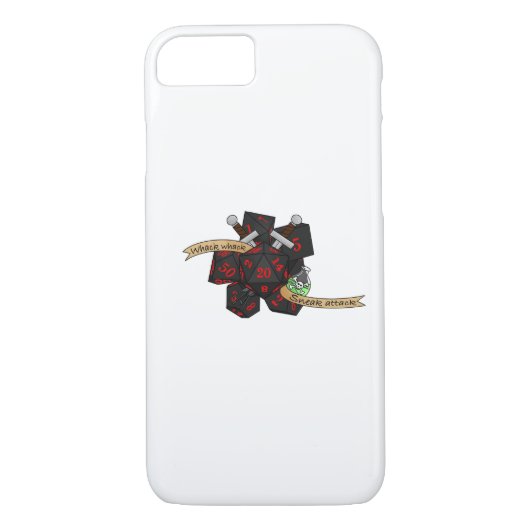 Rogue Dice Design Case-Mate iPhoneケース (裏面)