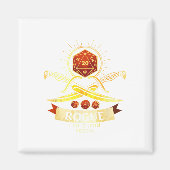 Rogue Fantasy Gamer Rpg Cl マグネット (正面)