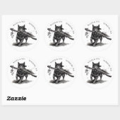 Rogue & Rye The Druid Sticker 3in ラウンドシール (シート)