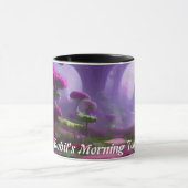 Rohit's Morning Teaカスタマイズ可パーソナライズされた能 マグカップ (中央)