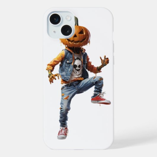 Roi des Citrouilles 🎃 Halloween Fun iPhoneケース (裏面)