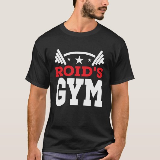 Roidu2019s Gym Fitness Workout Bodybuilder Tシャツ (正面)