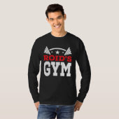 Roidu2019s Gym  Fitness Workout Bodybuilder Tシャツ (正面フル)
