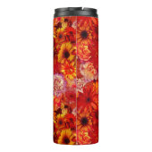 Rojoの花の明るい花束の豊富で猛烈なデイジー タンブラー (裏面)