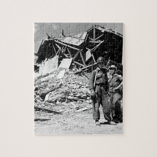 ROKの軍のpolice_Warイメージ ジグソーパズル (縦)