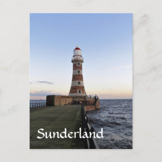 Roker Lighthousem、Sunderland uk ポストカード
