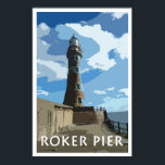 ROKER PIER, SUNDERLAND Vintage Style Poster ポスター<br><div class="desc">ROKER PIER,  SUNDERLAND Vintage Style Poster</div>