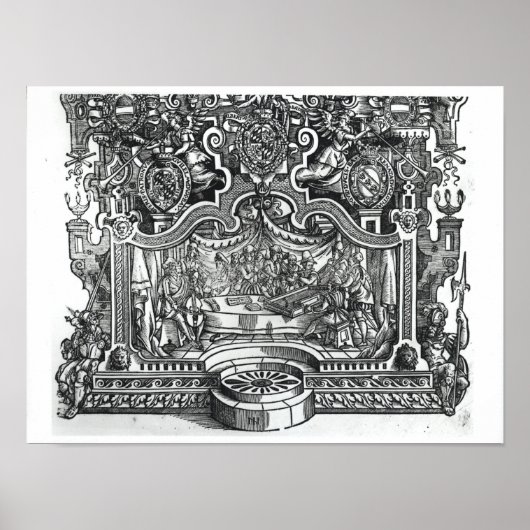 Roland de Lassusによる「メッセス」の先駆け ポスター (正面)