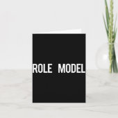 Role Model - Cool New Funny Models Gift Tee  カード (正面)