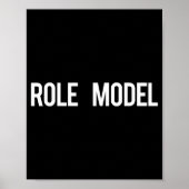 Role Model - Cool New Funny Models Gift Tee  ポスター (正面)