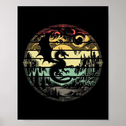 Role Playing Game Rpg Master D20 Tabletop Funny Rp ポスター (正面)