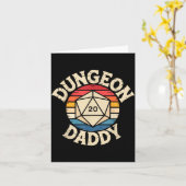 Role Playing Gamer Dad Rpg Master Tabletop Funny R カード (黄色い花)