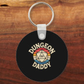 Role Playing Gamer Dad Rpg Master Tabletop Funny R キーホルダー (正面)