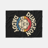 Role Playing Gamer Dad Rpg Master Tabletop Funny R フリースブランケット (正面(横))