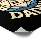 Role Playing Gamer Dad Rpg Master Tabletop Funny R ポスター (角)