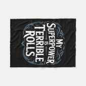 Role Playing Gamer Rpg Master D20 Tabletop Funny R フリースブランケット (正面(横))