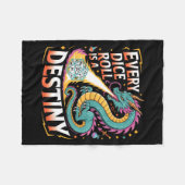 Role Playing Gamer Rpg Master D20 Tabletop Funny R フリースブランケット (正面(横))