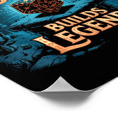 Role Playing Gamer Rpg Master D20 Tabletop Funny R ポスター (角)